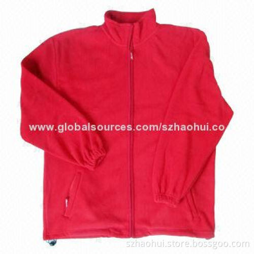 Micro Polar Fleece Jacket with Zip, Sizes XS-3XL
